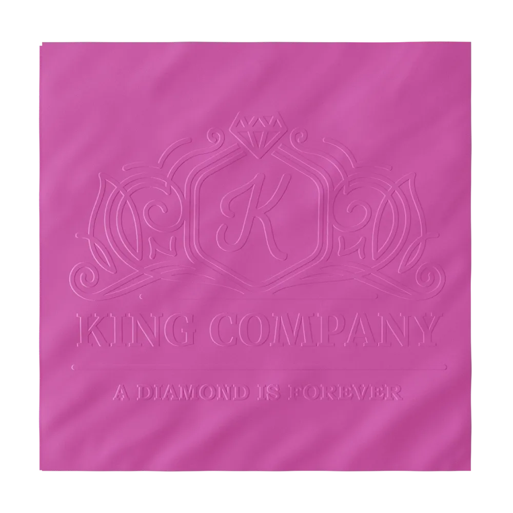 Custom Debossed Napkins - Custom Canvas Now