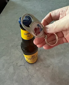 CustomCanvasNow.Com - Multi-use Alloy Bottle Opener Keychain