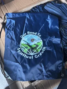 CustomCanvasNow.Com - Custom Polyester Drawstring Bag