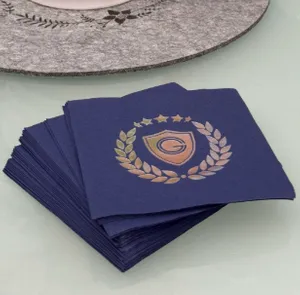 CustomCanvasNow.Com - Custom Foil Stamped Beverage Napkin