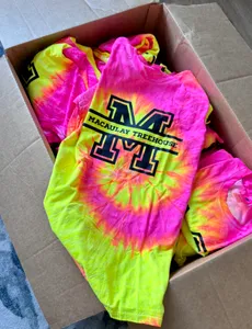 CustomCanvasNow.Com - Multi-Color Tie-Dyed T-Shirt