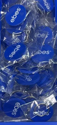 PVC Keychain - We are a small car rental company in Miami all of our cars have the blue keychain