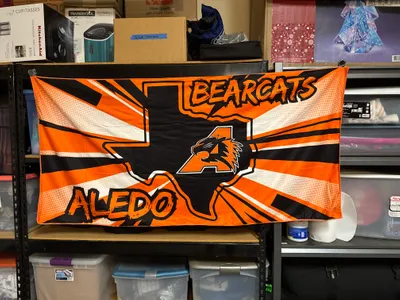 Custom Beach Towels - This will be a fundraiser item for our swim team When we have the booth set up in Friday I can do anotherbetter photo of it We used you guys last year too for our team towel fundraiser and it was a huge success so we will be doing every year  We even now have other teams asking who we get our towels from Thank you