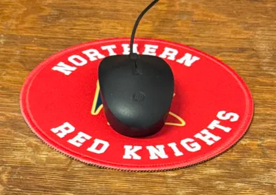 Custom Round Mouse Pad - Really love our custom Northern Red Knights mouse pads