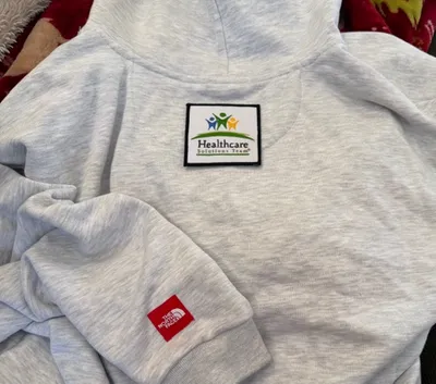 I added the patch to a fleece to market my insurance business