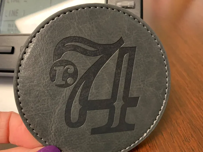 CustomCanvasNow.Com - Leather Coasters