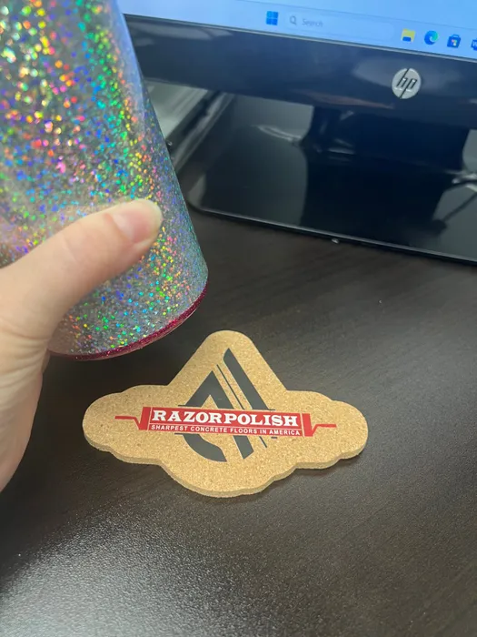 CustomCanvasNow.Com - Cork Coasters