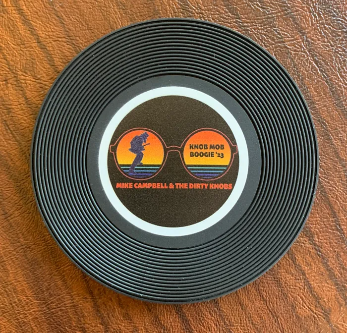 CustomCanvasNow.Com - Soft Plastic Record Coaster