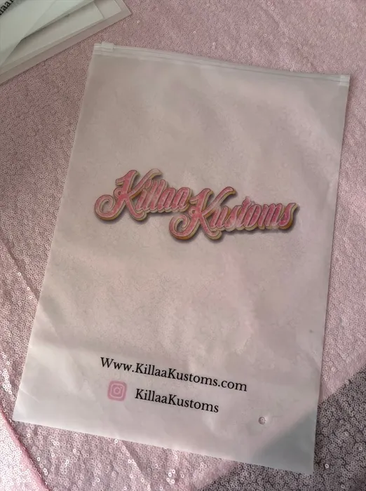 CustomCanvasNow.Com - Zipper Frosted Bag