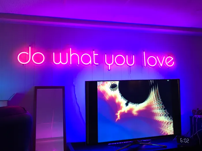 CustomCanvasNow.Com - Do What You Love Neon Sign