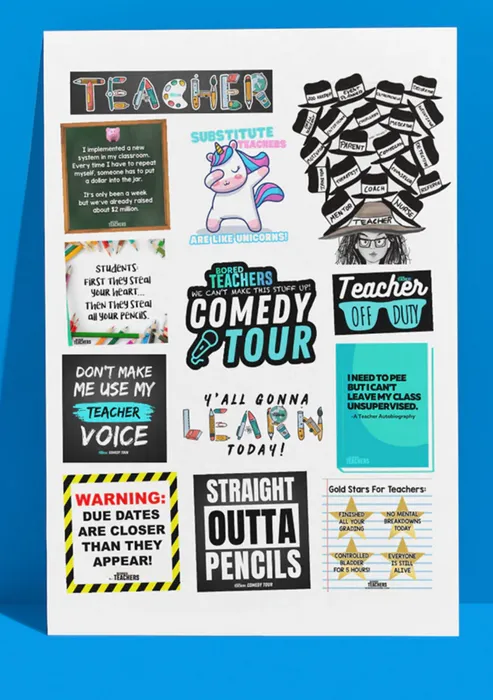 CustomCanvasNow.Com - Stickers Sheets