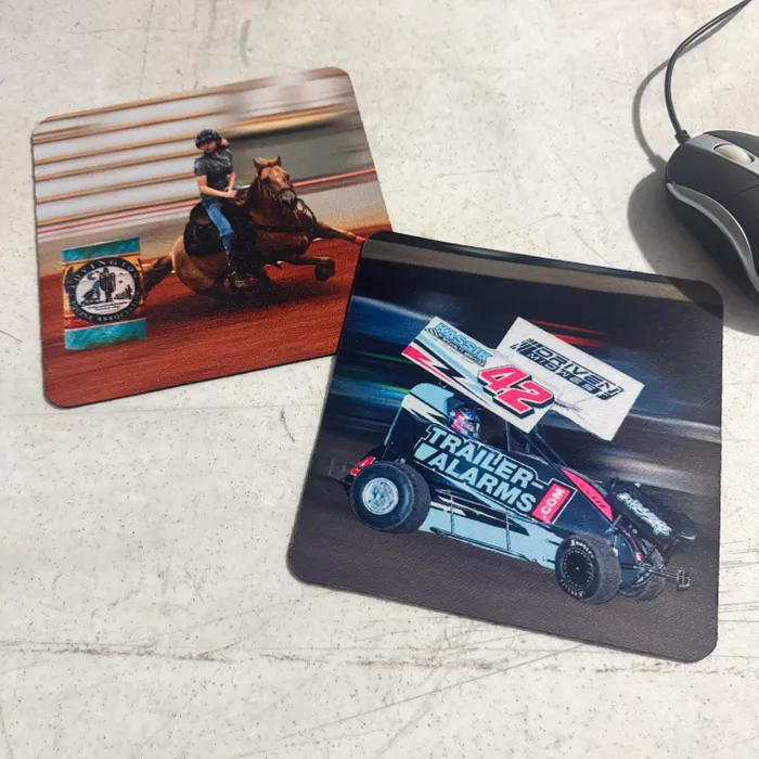 CustomCanvasNow.Com - Custom Square Mouse Pad