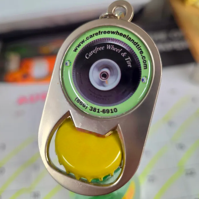 CustomCanvasNow.Com - Multi-use Alloy Bottle Opener Keychain