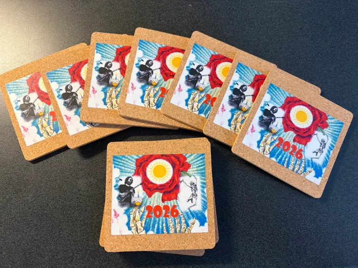 CustomCanvasNow.Com - Cork Coasters