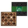 Gourmet Chocolate Truffles Gift Box w/ Full Color Band - 20 pc 