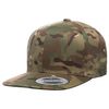 YP Classics Premium Multicam Flat Bill Snapback 
