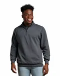 Unisex Dri-Power® Quarter-Zip Fleece Black Heather