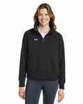 Ladies' Rival Fleece Quarter-Zip BLACK