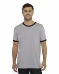 Next Level Apparel Unisex Ringer T-Shirt HTHR GRAY