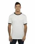 Next Level Apparel Unisex Ringer T-Shirt WHITE