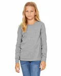 Youth Heather CVC Long-Sleeve T-Shirt Athletic Heather