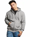 Adult Dri-Power® Full-Zip Hooded Sweatshirt Oxford