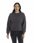 Ladies' Heavyweight Sweatshirt Graphite Black