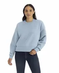 Ladies' Heavyweight Sweatshirt Stonewash Denim