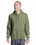 Unisex Eco™ Premium Blend Fleece Pullover Hooded Sweatshirt Military Grn Hth