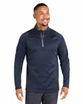 Men's Waffle Fleece Quarter-Zip DEEP NAVY