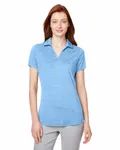 Ladies' Cloudspun Free V-Neck Polo PLACID BLUE HTHR