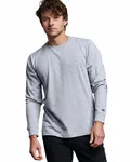 Unisex Cotton Classic Long-Sleeve T-Shirt Athletic Heather