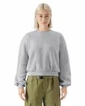 Ladies' ReFlex Fleece Crewneck Sweatshirt Heather Grey