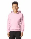 Youth Softstyle Midweight Fleece Hooded Sweatshirt Light Pink