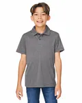 Youth Zone Sonic Heather Performance Polo DARK GREY HEATHR