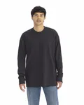 Unisex Heavyweight Cotton Long Sleeve T-Shirt Graphite Black