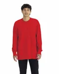 Unisex Heavyweight Cotton Long Sleeve T-Shirt RED