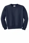 Jerzees Youth NuBlend Fleece Crew Navy