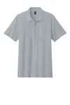 Men's Softstyle Double Pique Polo Ring Spun Sport Grey