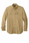 Carhartt Force Solid Long Sleeve Shirt CT105291 DARK KHAKI