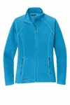 Eddie Bauer Women's Full-Zip Microfleece Jacket. EB225 Peak Blue
