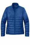 Eddie Bauer Women's Quilted Jacket EB511 Cobalt Blue