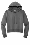 District Women's V.I.T. Fleece Hoodie DT6101 Heathered Charcoal