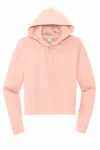 District Women's V.I.T. Fleece Hoodie DT6101 Rosewater Pink