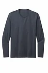 District Re-Tee Long Sleeve DT8003 Heathered Navy