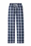 District Women's Flannel Plaid Pant. DT2800 TRUE NAVY