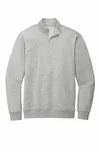 District V.I.T. Fleece 1/4-Zip DT6106 Light Heather Grey