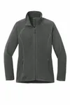 Eddie Bauer Women's Full-Zip Microfleece Jacket. EB225 Grey Steel