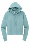 District Women's V.I.T. Fleece Hoodie DT6101 Eucalyptus Blue