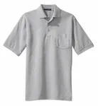 Port Authority Heavyweight Cotton Pique Polo with Pocket. K420P Oxford